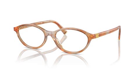 miu miu rasoir vmu 09|Miu Miu VMU09X Oval Glasses .